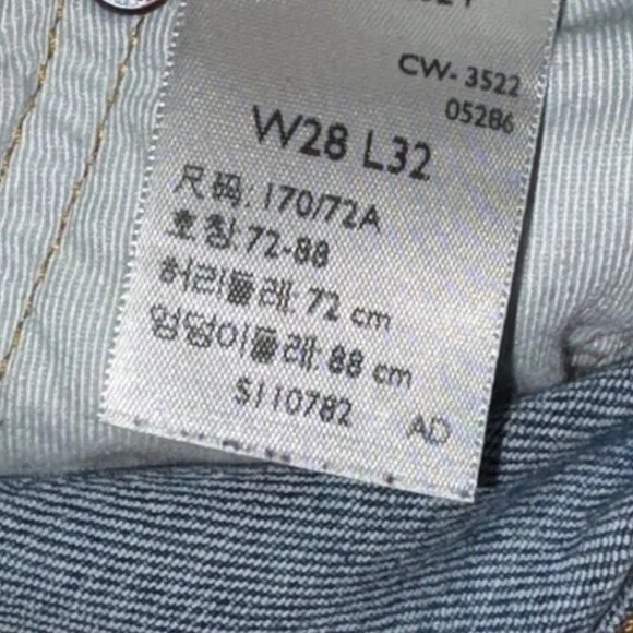 Men Levis Premium 511 Slim Fit Jeans Dark Indigo Wash Durable Denim 28 x 32 - Picture 10 of 14